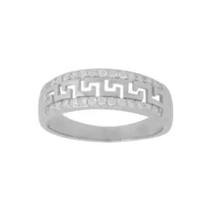 Anel design grego prata an13007