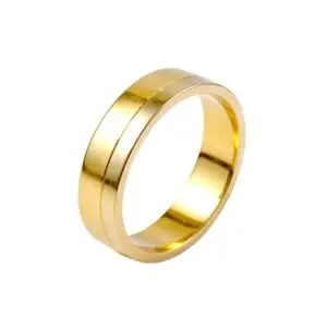 Aliança Ouro Bicolor Anilha 5mm