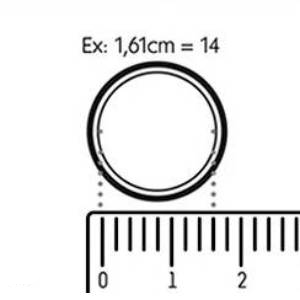 Guia de Medidas para Anéis 3 , Ourivesaria Lua de Prata