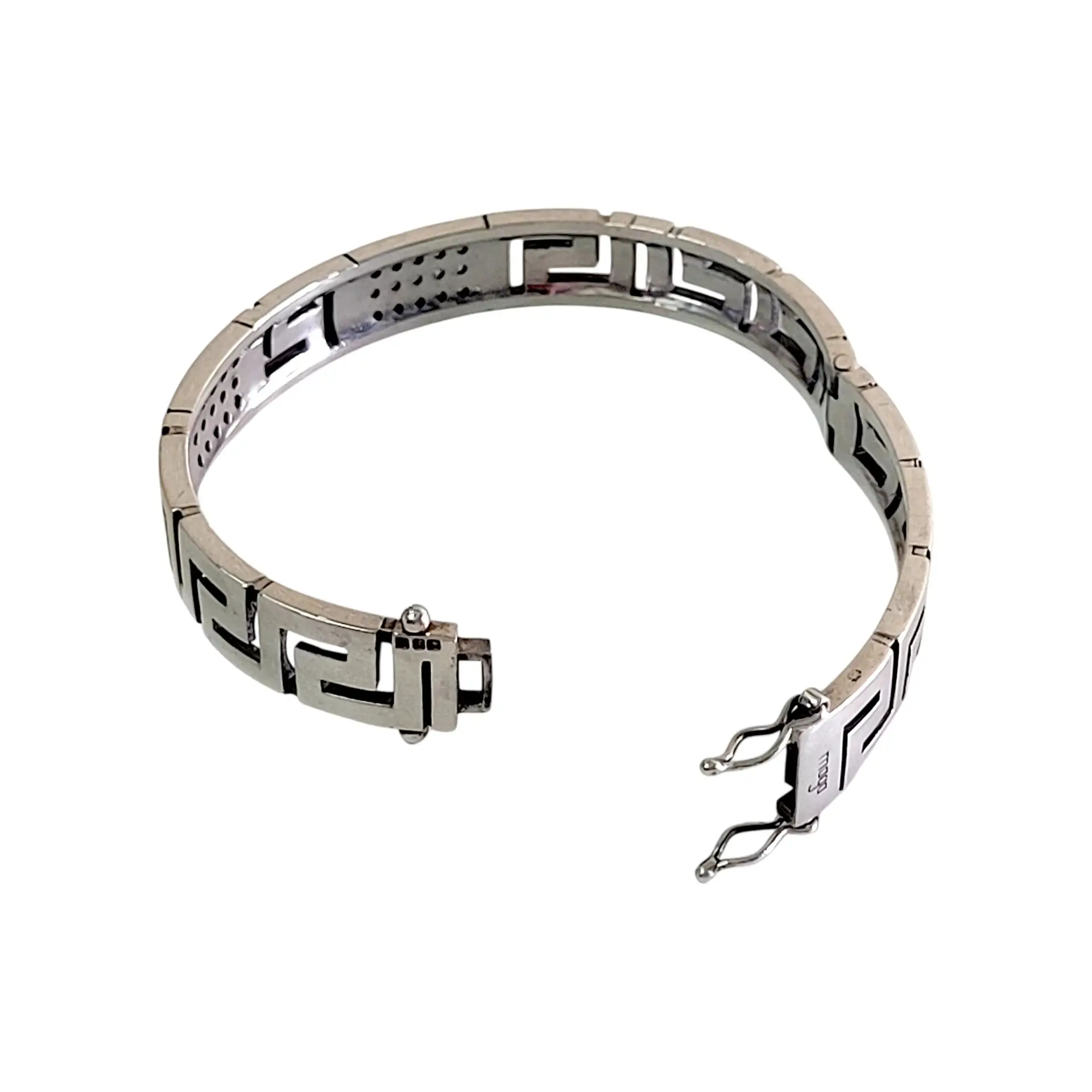 Pulseira Prata com ouro 9k Detalhe