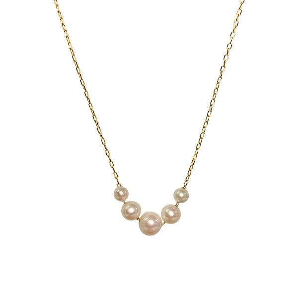 Fio Ouro 18k 5 perolas