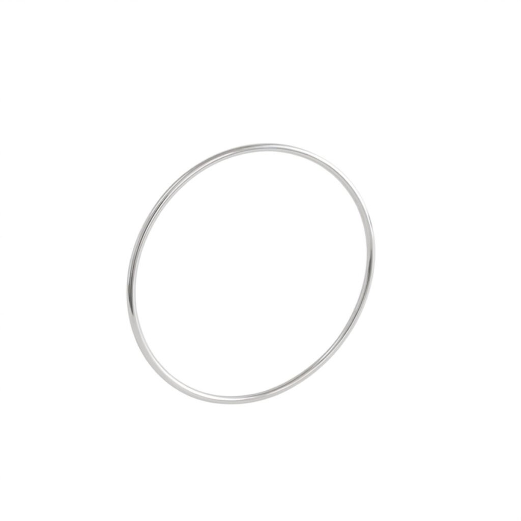 Pulseira de Prata Fio Redondo
