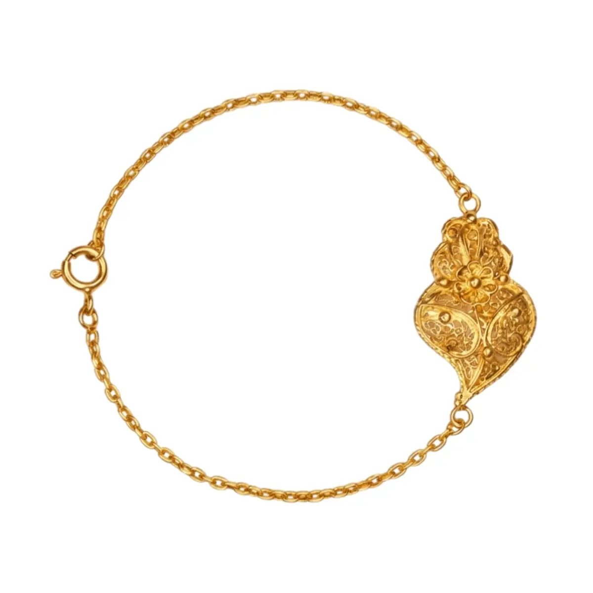 005543-Pulseira-prata-dourada-coracao-Viana