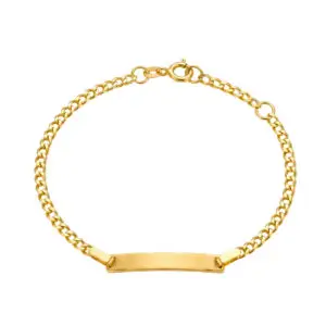 5006378-Pulseira-9k-Barbela-com-chapa-crianca
