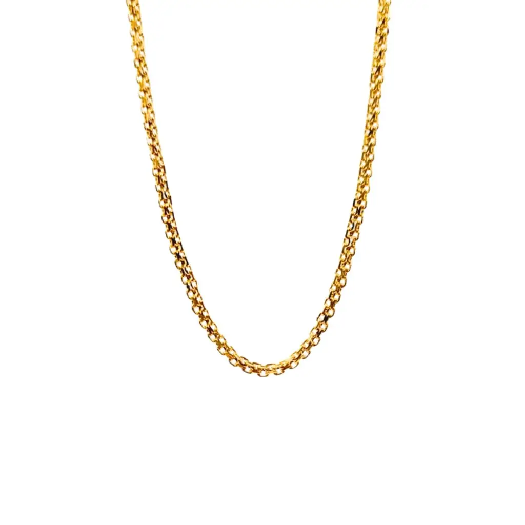 Fio Ouro 9K Malha Bismark